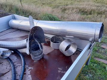 RVS Dubbelwandig rookkanaal 140 mm beschikbaar voor biedingen