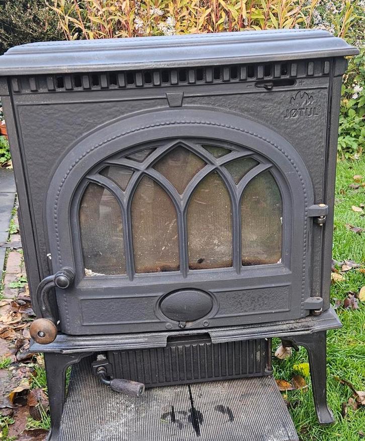 Jøtul 3 Houtkachel - Klassieke Warmte, Huis en Inrichting, Kachels, Gebruikt, Vrijstaand, Houtkachel, Hout, Ophalen