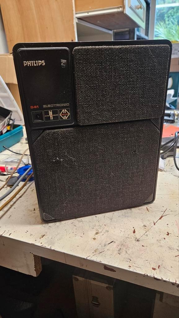 Philips 541 mfb set, Audio, Tv en Foto, Luidsprekers, Gebruikt, Front, Rear of Stereo speakers, Minder dan 60 watt, Philips, Ophalen