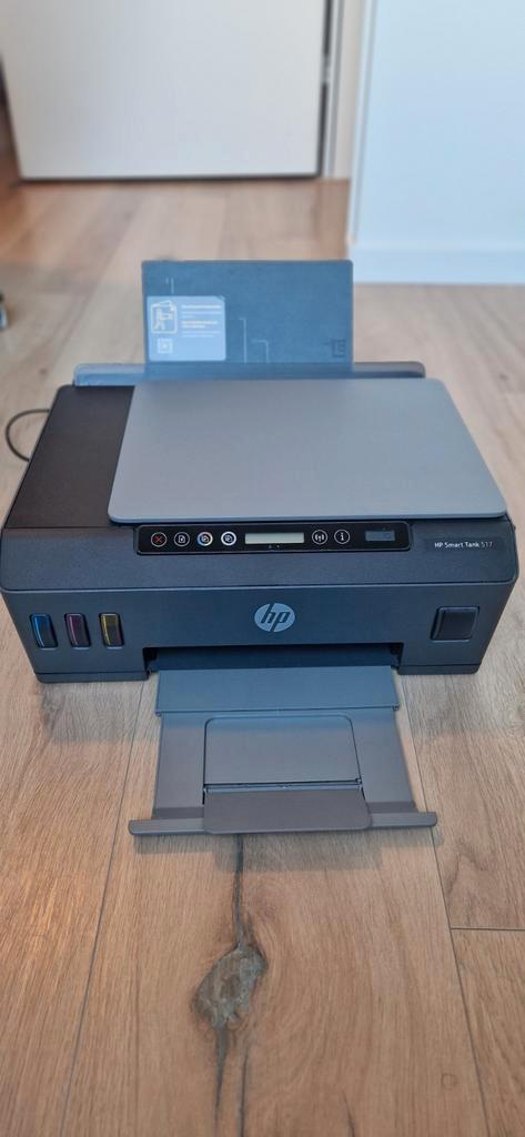 HP Smart Tank 517 Wireless Multifunction Printer, Computers en Software, Printers, Gebruikt, All-in-one, Inkjetprinter, Kleur printen