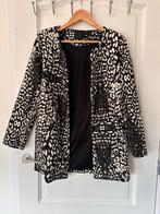 Ethina Zara Lange Blazer Zwart Wit Panterprint Maat S, Ophalen of Verzenden, Zo goed als nieuw, Maat 36 (S), Zwart