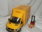 Bruder DHL Mercedes bus met pompkar en pallet, Ophalen, Zo goed als nieuw