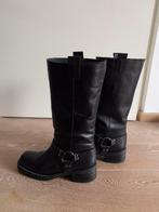 Leren laarzen van Notre V maat 39, Zwart, Ophalen of Verzenden, Zo goed als nieuw, Hoge laarzen