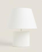 Zara Home Table Lamp with Papier-Mache Base, Huis en Inrichting, Lampen | Tafellampen, Ophalen, Zo goed als nieuw, Minder dan 50 cm
