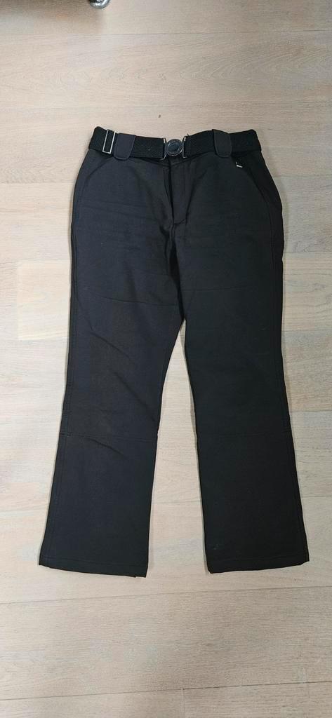 Zwarte Lutha Softshell Skibroek Maat 42, Kleding | Dames, Broeken en Pantalons, Zo goed als nieuw, Maat 42/44 (L), Zwart, Lang