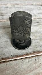 Antiek houdertje voor lucifers, Antiek en Kunst, Antiek | Tin, Ophalen of Verzenden