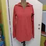 Fong Leng vintage shirt lange mouwen rits kol MT L 40, Maat 38/40 (M), Verzenden, Lange mouw, Gedragen