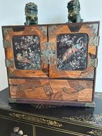 Uniek antiek Chinees sieradenkastje, Ophalen of Verzenden