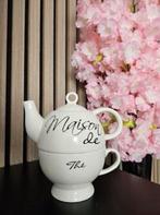 6 Riviera Maison - Maison De The For One Pot - Theepot - Tea, Ophalen of Verzenden, Nieuw, Porselein