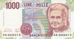 Italië Montessori - 1000 Lire 1990 UNC -P#114.a, Postzegels en Munten, Verzenden, Italië