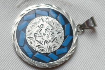 Grote ronde Mexicaanse Maya Hanger beschikbaar voor biedingen