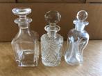 Parfum / olie/ azijn flesjes antiek, Antiek en Kunst, Antiek | Glas en Kristal, Ophalen of Verzenden