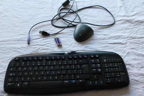 Logitech cordless desktop EX100 keyboard Y-RBH94 toetsenbord, Computers en Software, Toetsenborden, Gebruikt, Qwerty, Draadloos