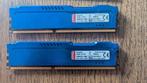 2 x HyperX 4GB DDR3-1600 RAM, Computers en Software, RAM geheugen, Ophalen, DDR3, Zo goed als nieuw, Desktop