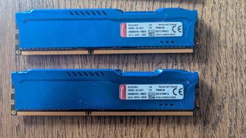 2 x HyperX 4GB DDR3-1600 RAM beschikbaar voor biedingen