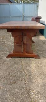 Massief eikenhouten tafel, Ophalen