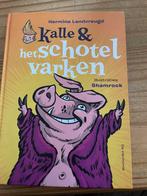 Hermine Landvreugd - Kalle en het schotelvarken, Boeken, Kinderboeken | Jeugd | onder 10 jaar, Zo goed als nieuw, Hermine Landvreugd