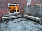 Steigerhouten bank, Tuin en Terras, Tuinbanken, Ophalen, Gebruikt, Hout