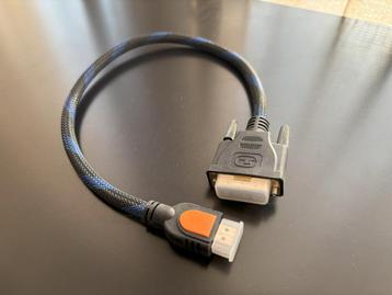 HDMI <-> DVI patchcable 45cm beschikbaar voor biedingen