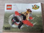 5911 LEGO Adventurers Dino Island Johnny Thunder's Plane, Ophalen of Verzenden, Zo goed als nieuw, Complete set, Lego