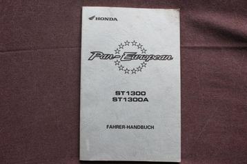 HONDA ST1300 Pan - European 2002 fahrer handbuch ST 1300 beschikbaar voor biedingen