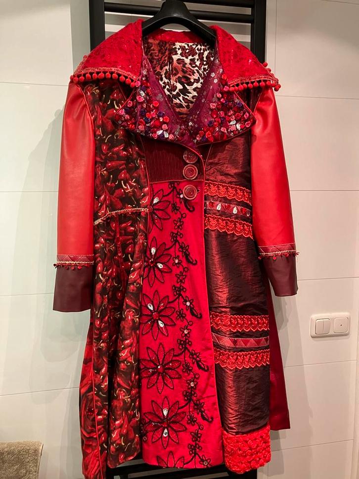 Carnavalsjas, Kleding | Dames, Carnavalskleding en Feestkleding, Zo goed als nieuw, Carnaval, Maat 46/48 (XL) of groter, Ophalen of Verzenden