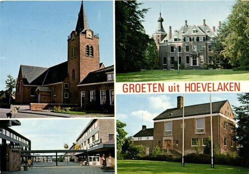 Groeten uit Hoevelaken - 4 afb - gelopen, Verzamelen, Ansichtkaarten | Nederland, Gelopen, Utrecht, 1940 tot 1960, Ophalen of Verzenden