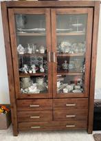 Acacia hout meubelset, Huis en Inrichting, Kasten | Vitrinekasten, Ophalen, Gebruikt, 50 tot 100 cm, 150 tot 200 cm