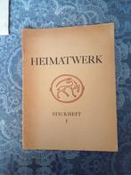 Heimatwerk Stickheft I - Borduren, Ophalen of Verzenden, Gelezen, Borduren en Naaien, Heimatwerk