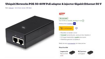 POE Adapter voor camera beschikbaar voor biedingen