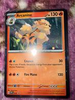 Arcanine SVP EN 011 - Legendarische Pokémon kaart, Ophalen of Verzenden, Zo goed als nieuw, Losse kaart, Foil