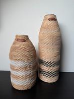 Riviera Maison Crystal Bay Vase 2 stuks, Overige kleuren, Ophalen of Verzenden, Minder dan 50 cm, Glas