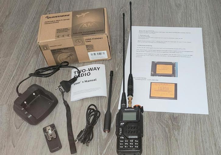 Quansheng UVK5 (8) gemodificeerd, Telecommunicatie, Portofoons en Walkie-talkies, Gebruikt, Portofoon of Walkie-talkie, 15 km of meer