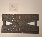 Trixbrix rail wissel R40 met ballast plate, Ophalen of Verzenden, Zo goed als nieuw, Complete set