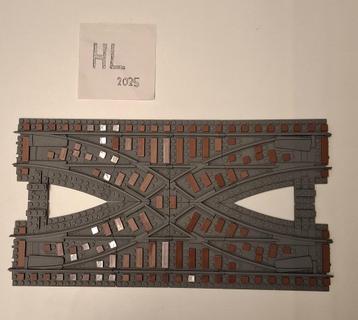 Trixbrix rail wissel R40 met ballast plate beschikbaar voor biedingen