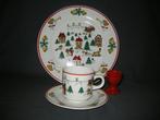 Kerst: Jamestown China, the joy of Christmas, enkele delen, Huis en Inrichting, Keuken | Servies, Ophalen of Verzenden, Zo goed als nieuw