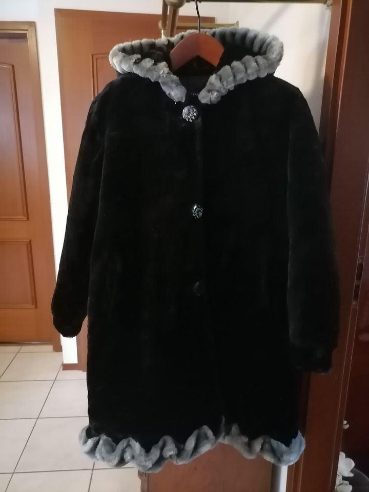 Mooie dikke winterjas, zwart, maat L, Kleding | Dames, Jassen | Winter, Zo goed als nieuw, Maat 42/44 (L), Zwart, Ophalen of Verzenden