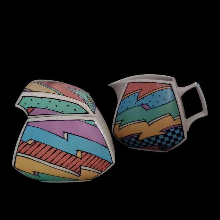 Rosenthal Flash melk- en suikerstel – puntgaaf, Antiek en Kunst, Kunst | Designobjecten, Ophalen of Verzenden