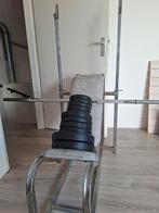 Schuine Fitnessbank met Halter & Gewichten!, Ophalen