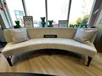 ACTIE - Luxe Velvet Eetkamerbank Gezelling Ovaal - NIEUW, Huis en Inrichting, Stoelen, Hout, Overige kleuren, Info@oosterbaanwonen.nl