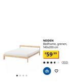 Bed 140x200, Ophalen, Tweepersoons, 140 cm, Zo goed als nieuw