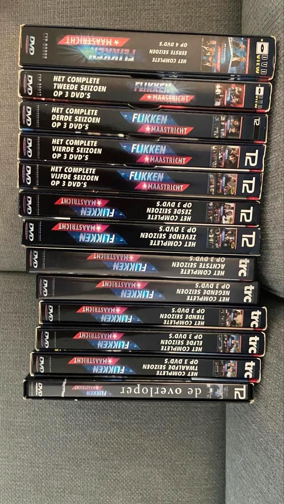 Flikken Maastricht – Seizoen 1 t/m 12 + Film “De Overloper, Cd's en Dvd's, Dvd's | Tv en Series, Zo goed als nieuw, Vanaf 12 jaar