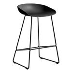 HAY About a Stool AAS 38 barkruk H75 zwart Black, Huis en Inrichting, Barkrukken, Ophalen, 60 tot 90 cm, Nieuw, Metaal