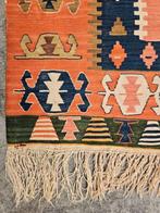 Handgeknoopt Perzisch wol Kelim tapijt Fars 116x168cm, Huis en Inrichting, Stoffering | Tapijten en Kleden, Overige kleuren, 100 tot 150 cm