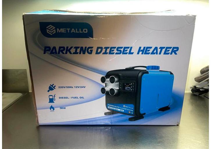 Dieselheater / werkplaats verwarming / standkachel 5kw, Caravans en Kamperen, Kampeergereedschap, Zo goed als nieuw, Ophalen of Verzenden