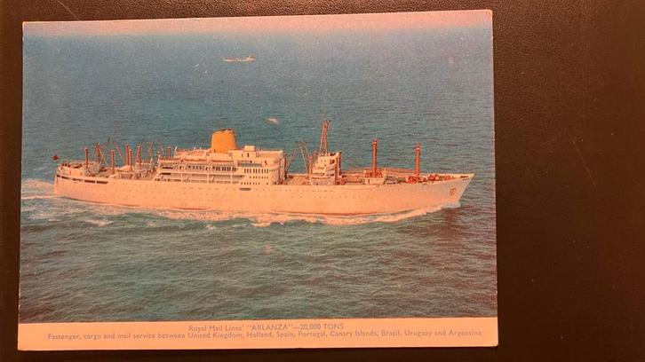 ARLANZA  - Pass.   Royal Mail Lines, Verzamelen, Scheepvaart, Ophalen of Verzenden