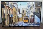 Mooie canvasdoek van lissabon, Ophalen, 125 cm of meer, Zo goed als nieuw, Schilderij