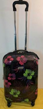 Claymore Luxe handbagage 4 wielen Trolley Bladeren - Bloemen, Sieraden, Tassen en Uiterlijk, Koffers, Hard kunststof, Uitschuifbare handgreep