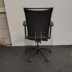 Kastel Bureaustoel Netweave Leder Zwart, Gebruikt, Zwart, Ophalen of Verzenden, Bureaustoel