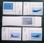 5 persoonlijke vliegtuig Luchtmacht, Postzegels en Munten, Ophalen of Verzenden, Na 1940, Postfris